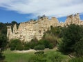 The organs of Ille on Tet, Pyrennes, France Royalty Free Stock Photo