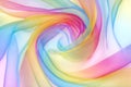 Organza fabric in rainbow Royalty Free Stock Photo