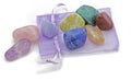 Organza Pouch with Chakra Crystal Set