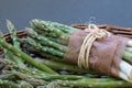 Orgarnic fresh asparagus.