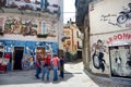 ORGOSOLO, ITALY - MAY 21, 2014: Wall paintings