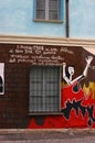 Mural commemorating the 1908 Triangle fire