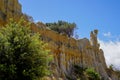 Orgues d`Ille-sur-Tet geology erosion french site stone formation in south languedoc France