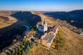 Orheiul Vechi Old Orhei Orthodox Church in Moldova Republic near Chisniau and Orhei city Royalty Free Stock Photo