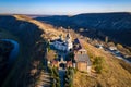 Orheiul Vechi Old Orhei Orthodox Church in Moldova Republic on top of a hill Royalty Free Stock Photo