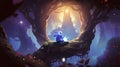 Ori and the Will of the Wisps platformer adventure emotio one generative AI