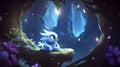 Ori and the Will of the Wisps platformer adventure emotio two generative AI