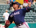 Oriel Caicedo, Rome Braves Royalty Free Stock Photo