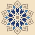 orient arabic texture design with borders