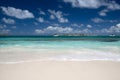 Orient Bay beach in St. Martin in the Caribbean Royalty Free Stock Photo