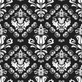 Orient Damask Seamless Background With Arabesques