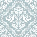 Orient Damask Seamless Background With Arabesques