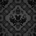 Orient Damask Seamless Background With Arabesques