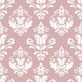 Orient Damask Seamless Background With Arabesques