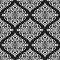 Orient Damask Seamless Background With Arabesques