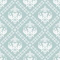 Orient Damask Seamless Background With Arabesques