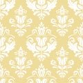 Orient Damask Seamless Background With Arabesques