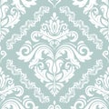 Orient Damask Seamless Vector Wallpaper With Arabesques