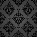 Orient Damask Seamless Background With Arabesques