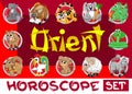 Orient horoscope set