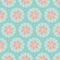 Oriental background with flower of life pattern