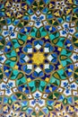 Oriental background Moroccan mosaic tile, ceramic decoration of