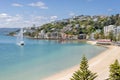 Oriental Bay in Wellington City