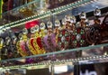 Oriental bazaar multi-colored bottles for perfumes