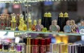 Oriental bazaar multi-colored bottles for perfumes