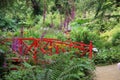 Oriental Bridge, Abbotsbury Sub Tropical Gardens. Dorset.