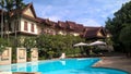 Oriental buildings in a Khao Yai resort, Thailand