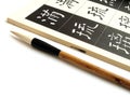 Oriental calligraphy brush Royalty Free Stock Photo