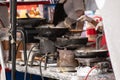 Oriental chicken food cart