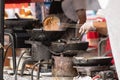 Oriental chicken food stand at the fair