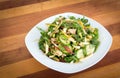 Oriental chicken fresh salad bowl Royalty Free Stock Photo