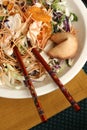 Oriental Chicken Salad Royalty Free Stock Photo