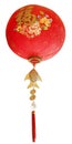 Oriental Chinese new year ornaments for decoration on white back Royalty Free Stock Photo