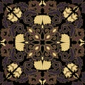 Oriental dark medieval pattern