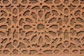 Oriental design, arabic pattern on wooden background Royalty Free Stock Photo