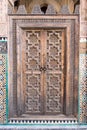 Oriental Door in Madarsa at Fes, Morocco