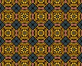 Oriental ethnic geometric seamless Tile pattern made with various traditional elements style design Royalty Free Stock Photo