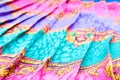 Oriental fabric details Royalty Free Stock Photo