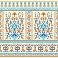 Oriental fabric pattern