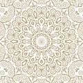 Oriental Gold Pattern - Seamless vector