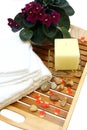 Oriental health and bodycare. Royalty Free Stock Photo