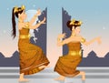 Oriental Indonesian dances