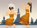 Oriental Indonesian dances