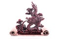 Oriental Marble Dragon Sculpture Royalty Free Stock Photo