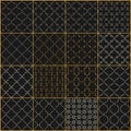 Oriental ornate seamless background set in Eastern style