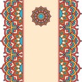 Oriental pattern with mandala..